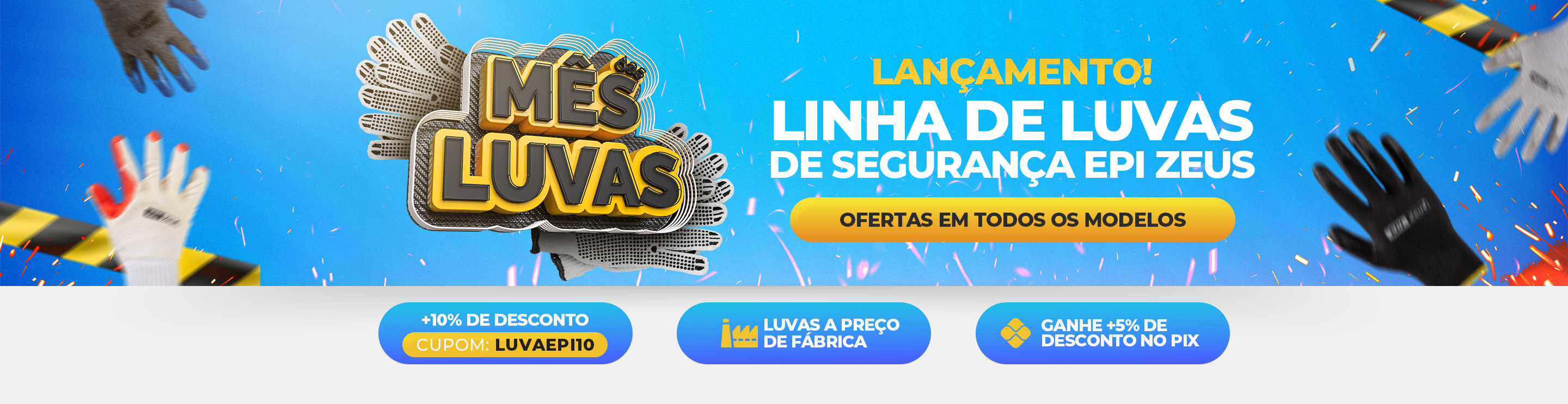 Luvas EPI Zeus