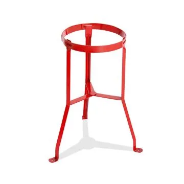 Suporte Extintor chão - tripé P4/P6 reforçado (Vermelho) Suporte Extintor chão - tripé P4/P6 reforçado (Vermelho)