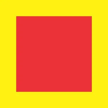 Sinalização de solo para extintor 1m x 1m Sinalização de solo para extintor 1m x 1m